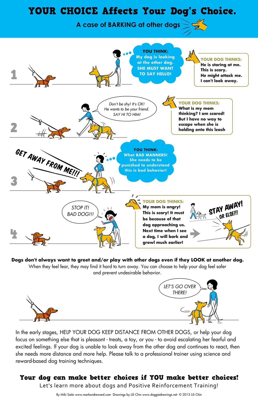 what to do if dog barks at you